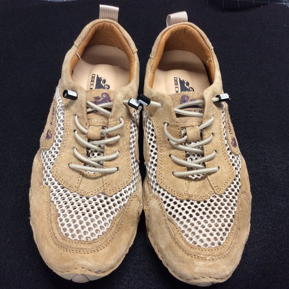 Dbeck Women’s Tan Outdoor Mesh Trail Shoes Hiking & Walking Breathable 42 US 10